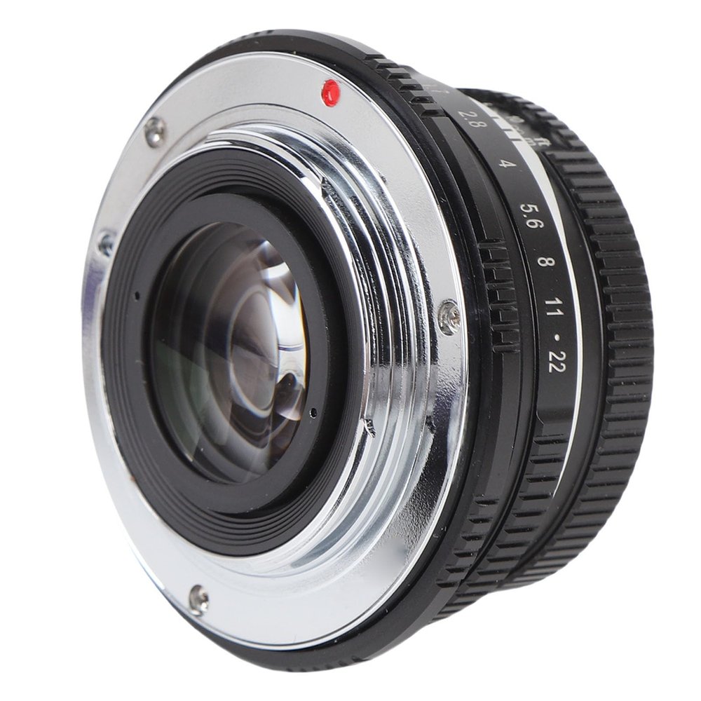25mm F1.7 Manual Lens - Large Aperture & Zoom Burst Effect for M4/3 Cameras, Lightweight Aluminum Alloy with 10-Blade Bokeh (20cm Close Focus (Black)