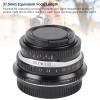 25mm F1.7 Manual Lens - Large Aperture & Zoom Burst Effect for M4/3 Cameras, Lightweight Aluminum Alloy with 10-Blade Bokeh (20cm Close Focus (Black) view 2