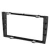 Car Radio Fascia Frame for 308 (2008-2015) & 408 (2011), 2 Din Silver Dash Kit view 2