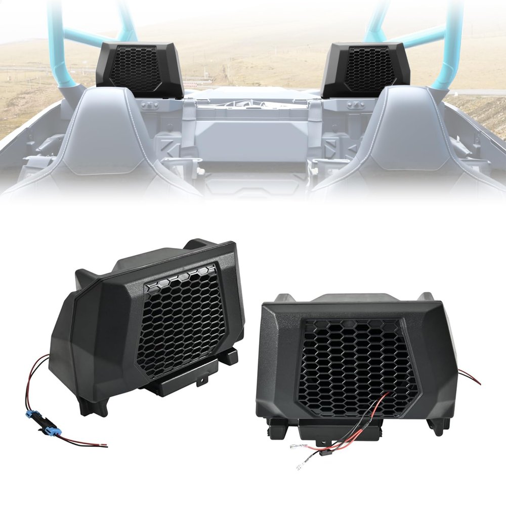 XATVXUTV Rear Seat 6.5" Speaker Enclosure for Polaris RZR PRO XP/R/S 2025+