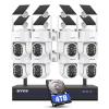 ANNKE Wireless Outdoor Cameras for Home Security, 16CH 4K NVR Kit Expandable, 4MP 8Cam, Camera for Outside, 360 Pan & Tilt, PIR Detection, Human Detection, 2 Way Audio, Color Night Vision view 1