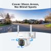 ANNKE Wireless Outdoor Cameras for Home Security, 16CH 4K NVR Kit Expandable, 4MP 8Cam, Camera for Outside, 360 Pan & Tilt, PIR Detection, Human Detection, 2 Way Audio, Color Night Vision view 3