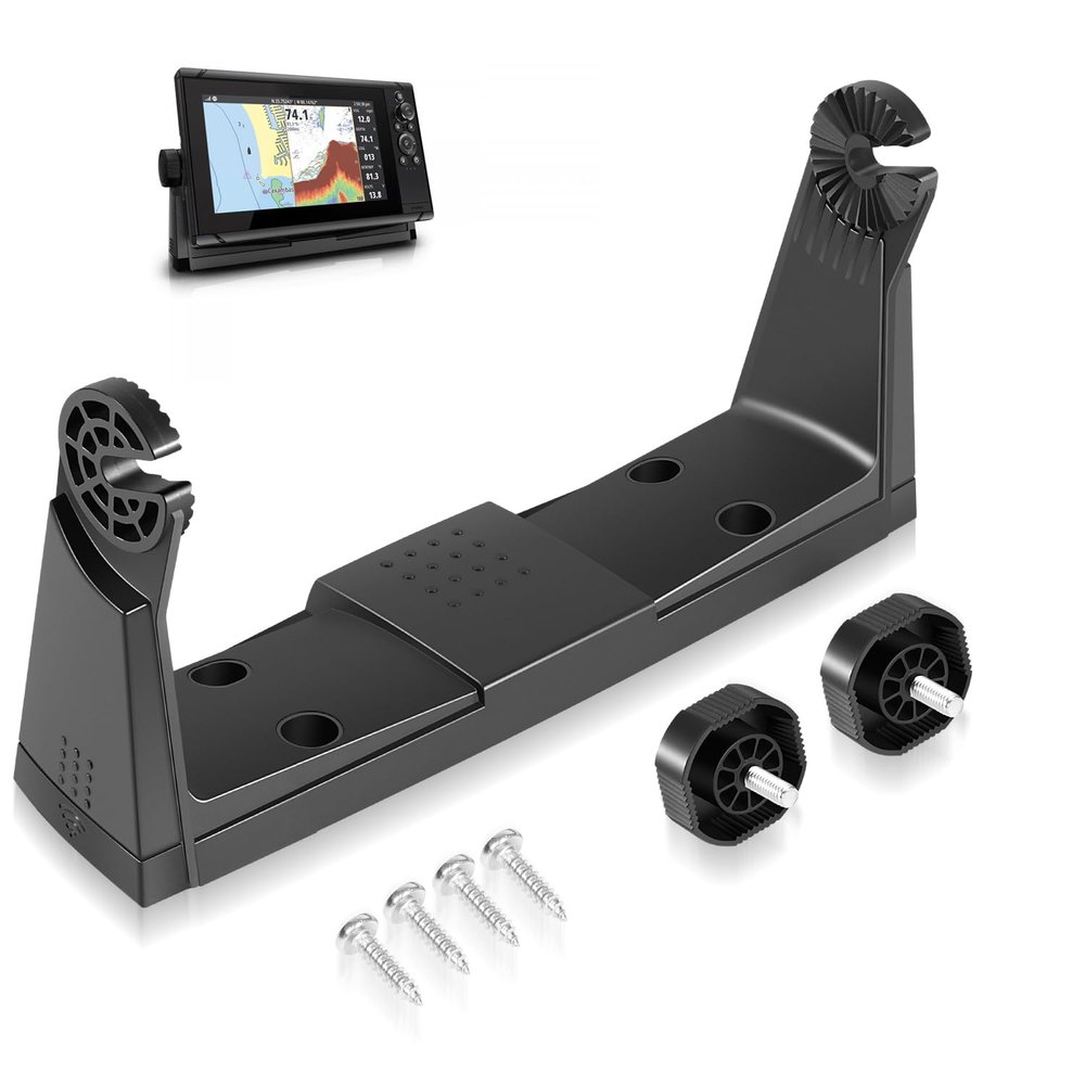000-13702-001 Gimbal Mounting Bracket with Knobs for GO9, NSS7 EVO3, Cruise 9, Vulcan9, Zeus 7 (Black)