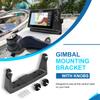 000-13702-001 Gimbal Mounting Bracket with Knobs for GO9, NSS7 EVO3, Cruise 9, Vulcan9, Zeus 7 (Black) view 2