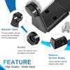 000-13702-001 Gimbal Mounting Bracket with Knobs for GO9, NSS7 EVO3, Cruise 9, Vulcan9, Zeus 7 (Black) view 4