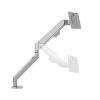 Adjustable Gas Spring Single Monitor Arm Mount, Fits 17-32 Inch Screens, Black and White, Two Installation Methods view 1