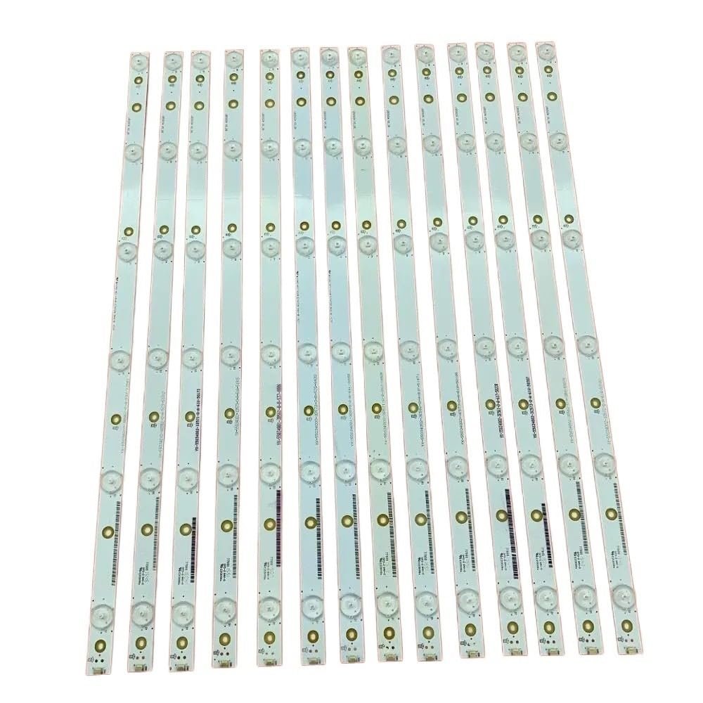 AKOUFAL 14 PCS LED Backlight 6LED Strip Fit for Vizio E55-C1 D55U-D1 LB55034 V0_06 TPT550J1-DUYSHA.G REV:S1F GJ-D2P5 2K15-550-D712-V6