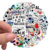 100PCS Cool Soccer Stickers for Kids Teens Adults Boys, Love Soccer Hapiuen Vinyl Waterproof Sport Stickers for Water Bottles Laptop Scrapbook, Cute Sport Decals, Party Supplies view 2