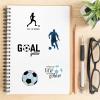 100PCS Cool Soccer Stickers for Kids Teens Adults Boys, Love Soccer Hapiuen Vinyl Waterproof Sport Stickers for Water Bottles Laptop Scrapbook, Cute Sport Decals, Party Supplies view 4