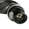 Latex Hoods Full Coverage Closed Head Cover with Gas Mask Respirator Back Zipper (S,Black) view 4