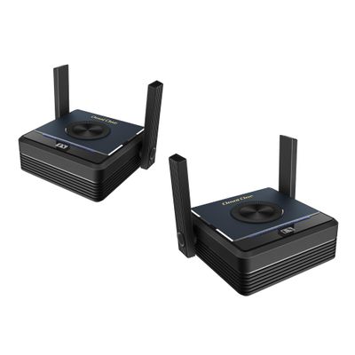 EZCast Omni One Wireless HDMI Transmitter & Receiver 800m Range, No WiFi Needed, Plug & Play, Lag-Free Streaming for Meetings, Events & Large Spaces