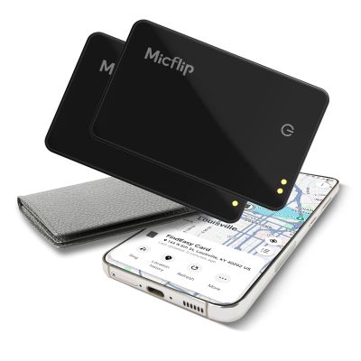 MICFLIP Wallet Tracker Card (Samsung Only),Rechargeable Bluetooth Smart Card Finder Work with Samsung SmartThings APP,0.08in Ultra-Thin Galaxy Smart Tag for Wallets,Passports & Luggage2 Pack