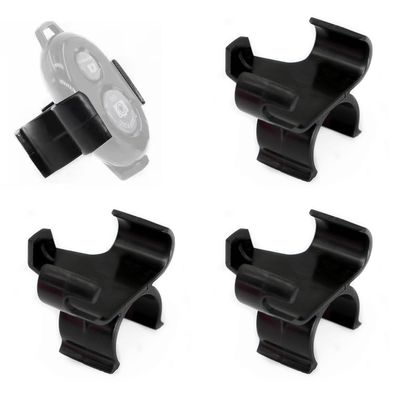 ThtRht 4 Pack Remote Shutter Holder Selfie Stick Clips Mount Clamp Organizer for Wireless Camera Remote Shutter Wireless Phone Camera Remote Control Selfie Clicker Button Monopod Tripod Stand