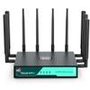 SquareWiz RM520N AX3000 WiFi 6 5G Router with Sim Card Slot,LTE Cellular Gateway with 9 High Gain Detachable Antennas, 5G NR Modem Support 128 Users for Home Office,AT&T T-Mobile Certified,VPN view 1