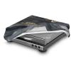 Qehuruxo Gray Marble Turntable Dust Cover  Universal Record Player Cover for SL-Q300/SL-B250/SL-B260 & More  Waterproof, Scratch-Resistant, Lightweight & Foldable view 1