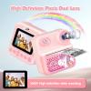 Kids Camera Instant Print with 32GB Card, 1080p Video, 2.4in Screen, Front Rear Dual Selfie, Perfect Christmas Birthday Gifts Portable Travel Toys Camera view 2