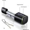 MARCHESI Electronic Double Cylinder Office with Fingerprint Access Control System Black view 3