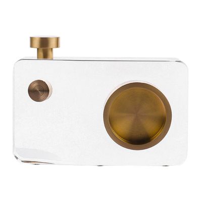 Happyyami Adorable Crystal Camera Desktop Decor Compact Camera Shaped Ornament for Home Office Present Durable and Crystal Craft Shiny Decorative