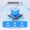 AGPTEK 96GB MP3 Player with Bluetooth and WiFi, T08X 4'' Android 14 MP4 Music Player with Spotify, Audible, APP Store, Up to 1TB, Blue view 4