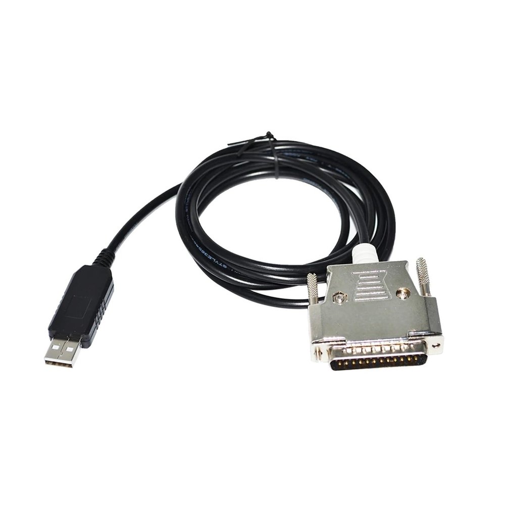 ZHANGLH F&T>D*I CHIP USB to D-SUB 25 PIN DB25 Male Adapter RS232 Serial Communication Cable for LX3 MX3 CNC System Machining Centers(5M,Cable B)