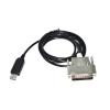 ZHANGLH F&T>D*I CHIP USB to D-SUB 25 PIN DB25 Male Adapter RS232 Serial Communication Cable for LX3 MX3 CNC System Machining Centers(5M,Cable B) view 1