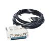 ZHANGLH F&T>D*I CHIP USB to D-SUB 25 PIN DB25 Male Adapter RS232 Serial Communication Cable for LX3 MX3 CNC System Machining Centers(5M,Cable B) view 3