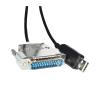 ZHANGLH F&T>D*I CHIP USB to D-SUB 25 PIN DB25 Male Adapter RS232 Serial Communication Cable for LX3 MX3 CNC System Machining Centers(5M,Cable B) view 4
