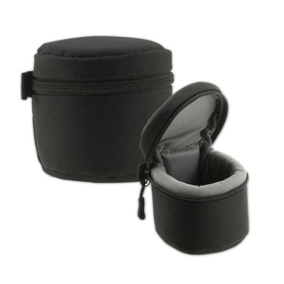 Navitech Black Water Resistant Camera Lens Protective Case Pouch - Compatible With Holga HL-C 60mm f/8 Lens