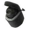 Navitech Black Water Resistant Camera Lens Protective Case Pouch - Compatible With Holga HL-C 60mm f/8 Lens view 3