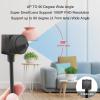 1080P Center Screen Webcam with Built in Microphone & Auto Light Correction, Eye Focus USB Camera for PC, Laptop, Zoom Meetings (Black) view 2
