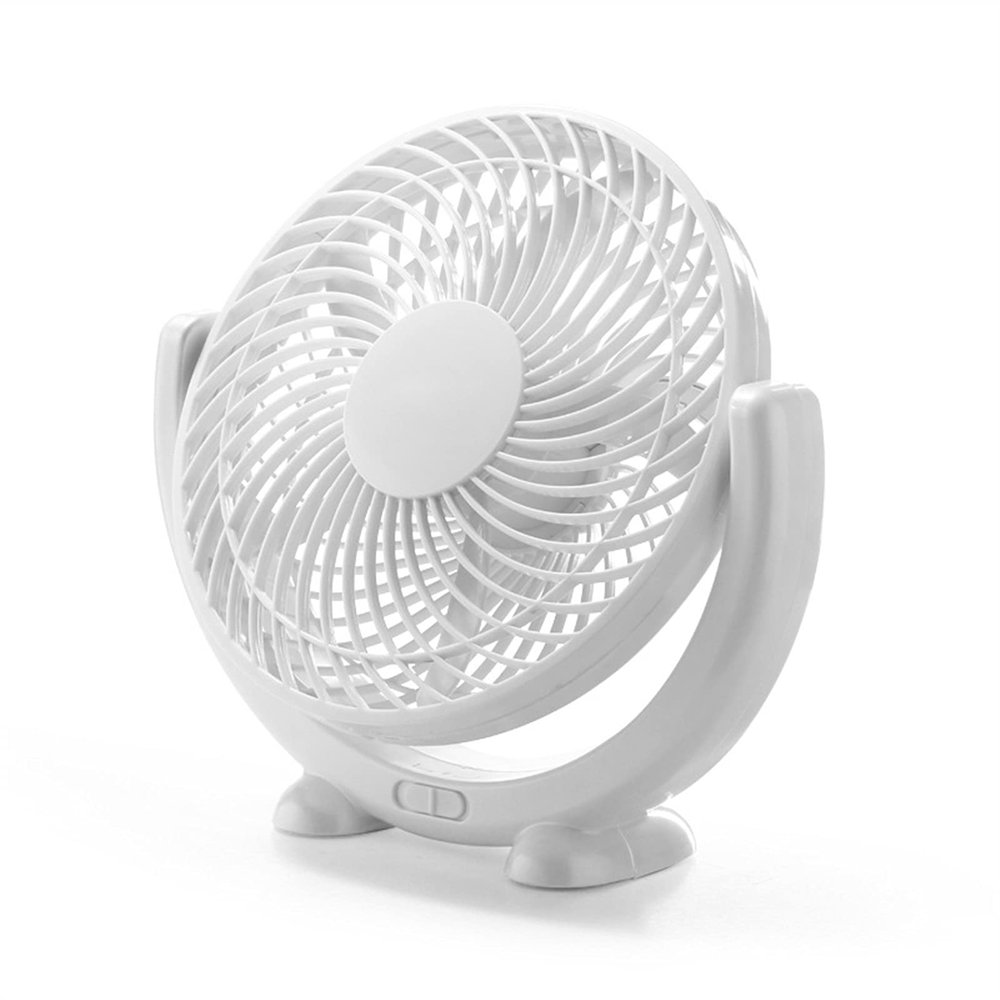 dxdxsmao USB Mini Rechargeable Fan, Outdoor Portable, 2-speed Wind, 5-blade Design, Air Circulator, Stable Base, Durable(250cm)