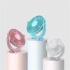 dxdxsmao USB Mini Rechargeable Fan, Outdoor Portable, 2-speed Wind, 5-blade Design, Air Circulator, Stable Base, Durable(250cm) view 2
