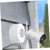 DIYEAH 4pcs Hemisphere Bracket Cord Hider Security Camera Cable Cover Outdoor Extension Cord Protector view 3
