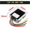 1pcs DC DC Converter 12V to 28V Boost Inverter 3A 5A 10A 12A Voltage Regulator Step Up Power Transformer Module(10A Aluminum L) view 2