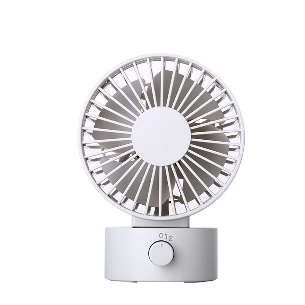 dxdxsmao 1pcsUSB Desktop Mini Fan, Ultra-quiet, Double-leaf Design, 2-speed Wind Power, Suitable for Dormitory, Office, Home(250cm)