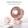 dxdxsmao 1pcsUSB Desktop Mini Fan, Ultra-quiet, Double-leaf Design, 2-speed Wind Power, Suitable for Dormitory, Office, Home(250cm) view 4