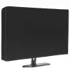 Computer Monitors Dust Cover, 420D Oxford Anti-Static Waterproof Panel Case Display Compatible Full Body Protectors LCD Screen Sleeve 21-34" Desktop PC TV Home office (Black,61x46x8cm) view 1