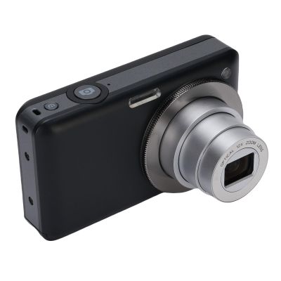 4K Digital Camera, 10X Optical Zoom 2X Digital Zoom WiFi Video Camcorder with 3 Inch HD Screen, 64MP Autofocus Camera with Flash for Photography (Black)