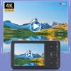 4K Digital Camera, 10X Optical Zoom 2X Digital Zoom WiFi Video Camcorder with 3 Inch HD Screen, 64MP Autofocus Camera with Flash for Photography (Black) view 3