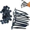20/50/100/300 PCS Nylon Universal Cable Tie Buckle, Heavy Duty Self-Locking Zip Ties Holder with Pin & Button Design, Multipurpose Plastic Cable Ties Tool for Car Daily Repair (50PCS) view 1