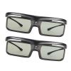 2Pcs DLP Link 3D Glasses, Rechargeable Active Shutter Eyewear for 3D DLPLink Projectors, Compatible with, for -3000 Pro/3500 Pro & Other DLPLink view 3