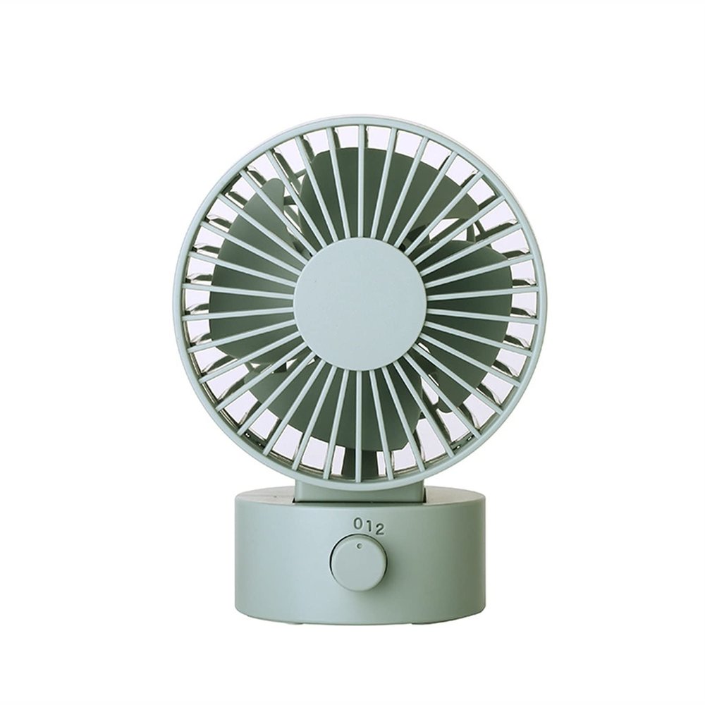 dxdxsmao Wuyin Same Type USB Fan, New Office Desktop Mini Mute Student Electric Fan Gift Customization(Gray blue)