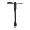 dxdxsmao 5.7Mini Flexible Bendable USB Fan, for Power Bank Laptop PC AC Charger Portable Hand Fan, Computer Summer Gadget(BLACK) view 1