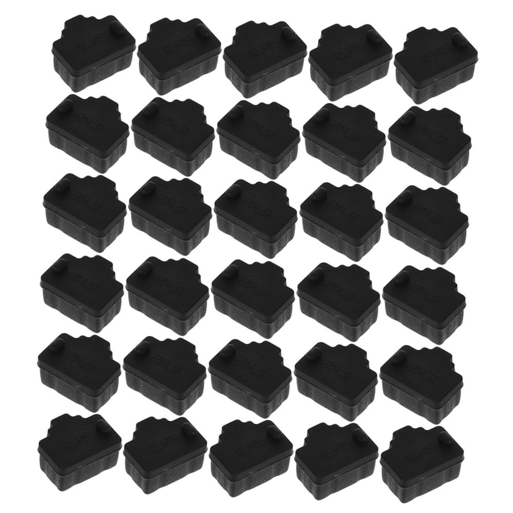 DOITOOL 50pcs Compact Ethernet Port Plug Pc Ethernet Cover Port Protective Cover
