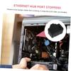 DOITOOL 50pcs Compact Ethernet Port Plug Pc Ethernet Cover Port Protective Cover view 2