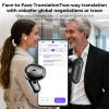 QYGCKJ NE20 Translation Earbuds Real Time - AI 135 Language Translator Ear Buds with LCD Touch Screen Wireless Earphones Bluetooth Headphones for Travel Business Learning view 3
