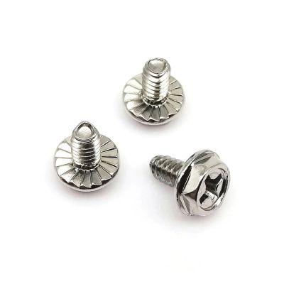 100pc 6#-32x5/6/8mm PC Case Power Supply PSU Hard Drive HDD Motherboard Video Card Head Mount Fix Screw Bolt(Silver,6-32x5mm)