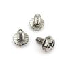 100pc 6#-32x5/6/8mm PC Case Power Supply PSU Hard Drive HDD Motherboard Video Card Head Mount Fix Screw Bolt(Silver,6-32x5mm) view 1