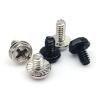 100pc 6#-32x5/6/8mm PC Case Power Supply PSU Hard Drive HDD Motherboard Video Card Head Mount Fix Screw Bolt(Silver,6-32x5mm) view 2