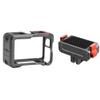 ABZEKH Drone Accessories for Flymile Adapter Frame Case for DJI OSMO Action 5 Pro/Action 4 Camera Aluminium Alloy Metal for Cage Mount for Cold Shoe Full Protective(2 in 1 Adapter) view 1
